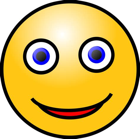 smiling face picture clipart