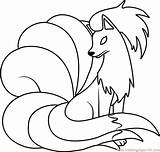 Pokemon Coloring Vulpix Ninetales Pages Tails Nine Printable Color Print Pokémon Getcolorings Kids Coloringpages101 Getdrawings Colorings Popular Pdf Game sketch template