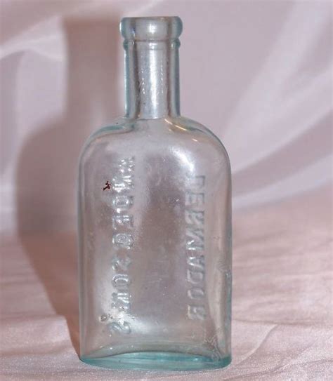 Anderson S Dermador Light Blue Glass Bottle Approx 1800