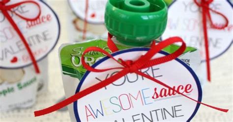 youre awesomesauce valentine printable tags  ojays  awesome