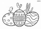 Ostern Oster Ostereier Osterei Ausmalen Malvorlage Hase Für Küken Ganzes Kinderbilder Ausmalbild Osterhase Eier Biene Ei Chicks Bunte Egg sketch template