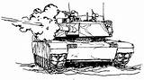 Coloring Pages Tank Military Army Tanks Firing Kids Boys Ww1 Print Sketch Printable Color War Gif Man Adults Trucks Ww2 sketch template