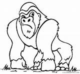 Coloring4free Monkey Coloring Pages Gorilla Related Posts sketch template