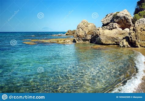 desert bay  coast  sea  greece west peloponnese stock image image  amazing sail