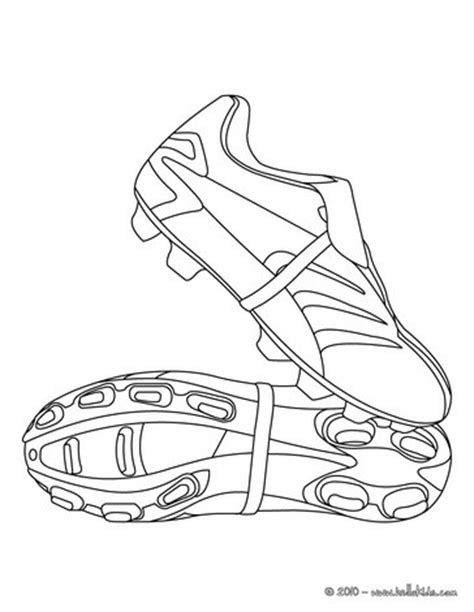 soccer shoes coloring pages hellokidscom
