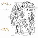 Coloring Pages Drake Fira Tangles Fairy Printable Book Adult Zoom Click Burnell Norma sketch template
