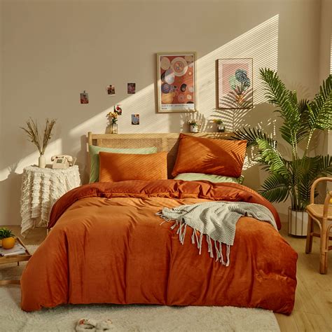 burnt orange comforter set