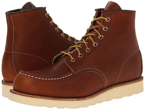 red wing heritage mens   classic moc toe boots walmartcom