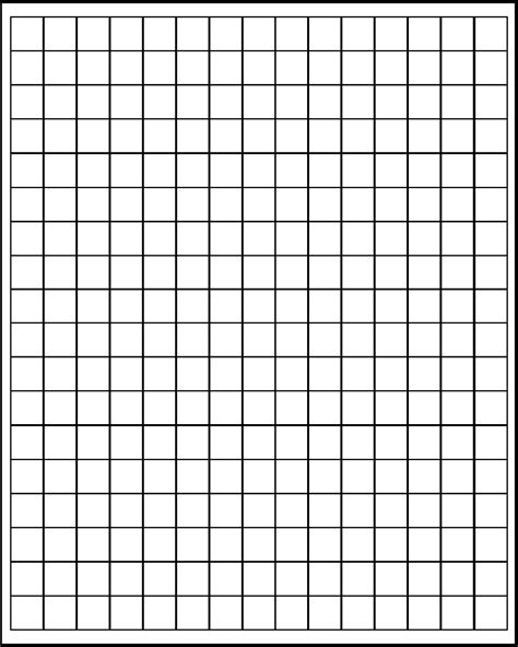 large graph paper template  word