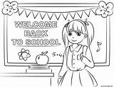 Coloriage Colorare Scolaire Bienvenue Scuola Vuelta Disegno Rentree Ausmalbilder Bentornata Ausdrucken Supercoloring Bievenidos Worksheets sketch template