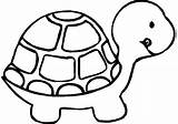 Turtle Coloring Pages Kids Printable Color Colouring Sheets Print Sea Cute Sheet Children Baby Animal Toddlers Childrens Cartoon sketch template