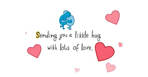 sending   hug ecard american