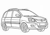 Hyundai Matrix Coloring Pages Categories sketch template