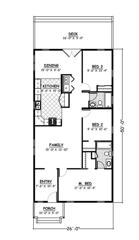 house plan   ranch plan  square feet  bedrooms  bathrooms narrow lot house
