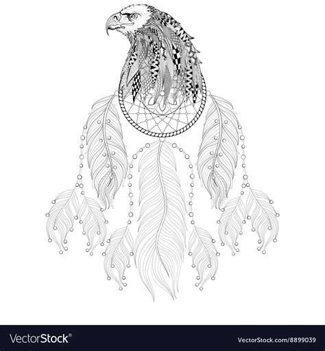 afbeeldingsresultaat voor  eagle  drawn  zentangle owl