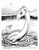 Ness Loch Monster Coloring Pages Color Getdrawings Printable Getcolorings sketch template