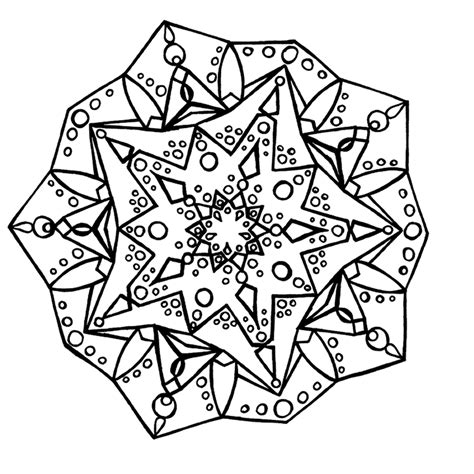 kaleidoscope coloring pages books    printable