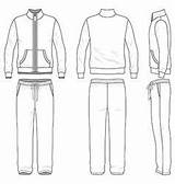 Blank Tracksuit Vestito Palestra Tracksuits Mockup Sweatpants Mockups Yellowimages 1124 Coaches Trousers Zipper Pantalones sketch template