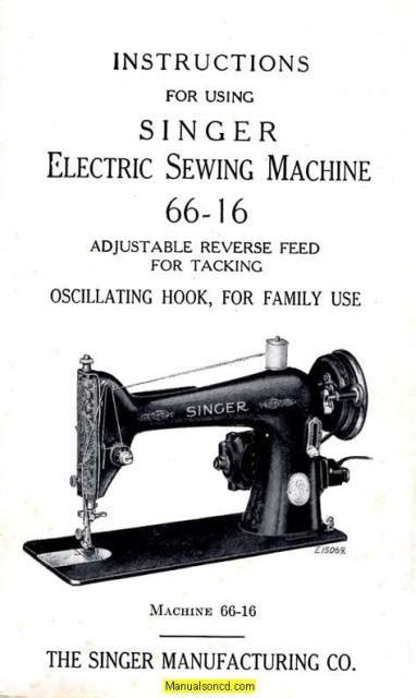 singer   sewing machine instruction manual