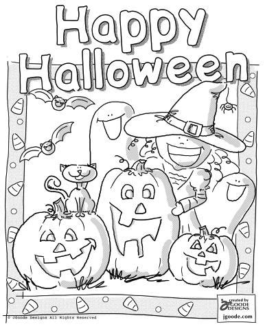 masami lauman  happy halloween coloring pages