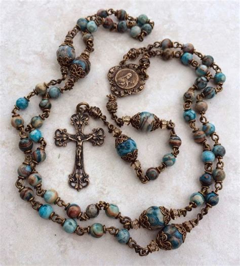 pin  rosary beads