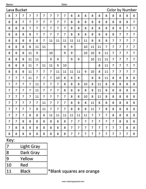 mystery color  number  printables