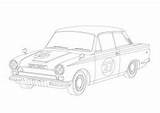 Motorist Race Cars sketch template