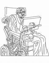 Stephen Hawking Coloring Pages Inventions Bestcoloringpages Ziyaret Et sketch template