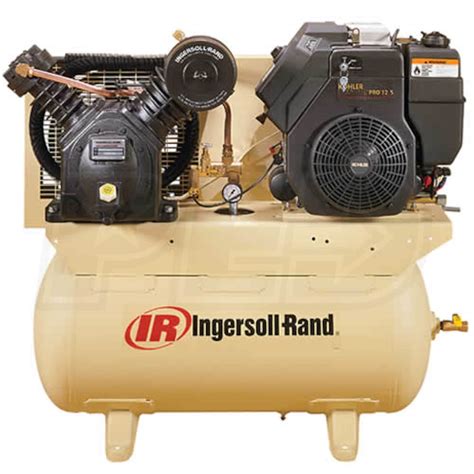 ingersoll rand fg  truck mount air compressor  hp kohler gas engine