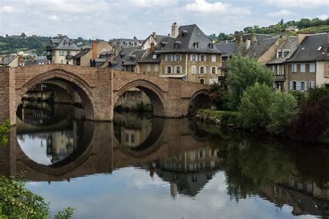 Vieux Pont Xive S Sur Le Lot à Espalion Aveyron Fra