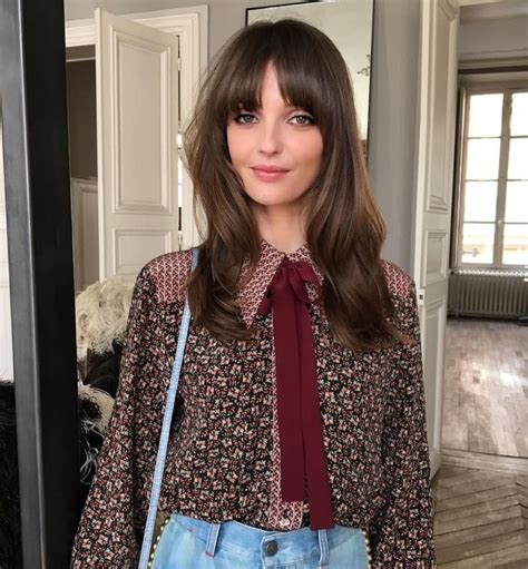 French Girl Daily On Instagram “burgundy Blouse Annabelle Belmondo