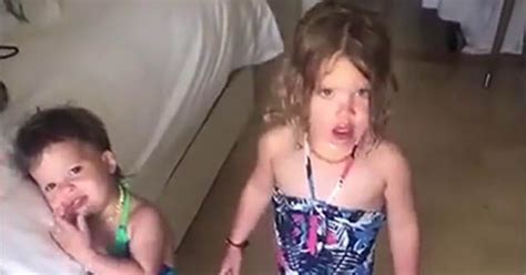 genius dad ends his daughters tantrums by telling them they have to