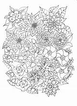 Flower Coloring Pages Books sketch template