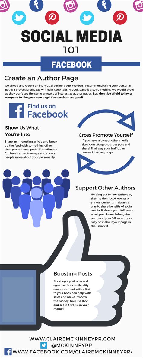 social media  facebook infographic claire mckinneypr