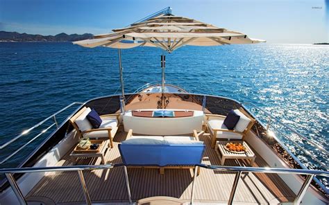 luxurious yacht deck wallpaper photography wallpapers