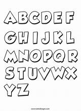 Alfabeto Colorare Lettere Grassetto Abecedario Scrittura Tuttodisegni Dell Caratteri Bambini Scritto Lettera Stencil Carattere sketch template