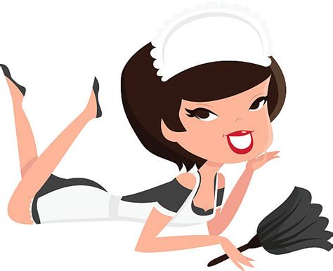 royalty free french maid clip art vector images and illustrations istock