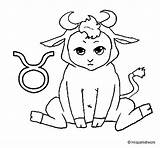 Taurus Coloring Coloringcrew sketch template