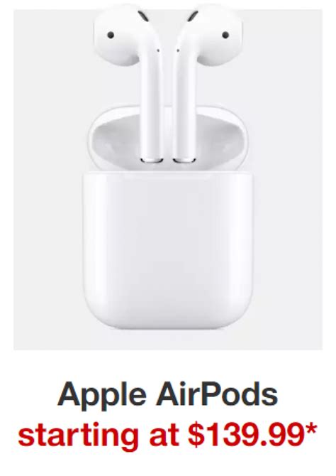 apple airpods deal  target starting