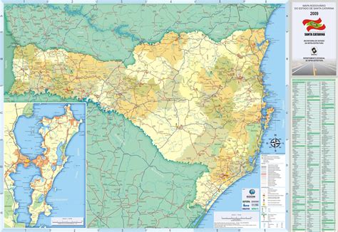 Santa Catarina Mapas Geográficos De Santa Catarina Geografia Total™