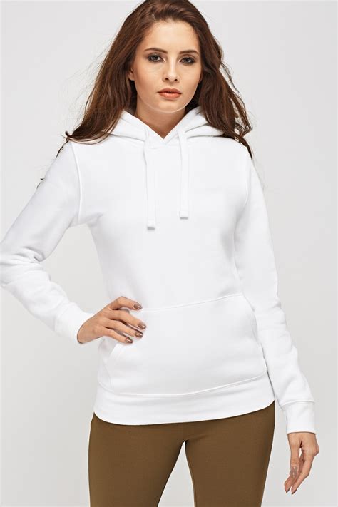 white hooded sweatshirt