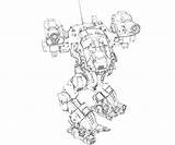 Catapult Mechwarrior Online Views Coloring Pages Printable sketch template