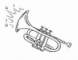 Trumpet Coloring Pages Drawing Kids Printable Color Print Colouring Drawings Simple Trumpets Bulkcolor Getdrawings Instruments Musical Getcolorings Paintingvalley Search Template sketch template