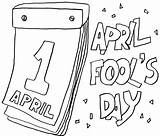 April Fools Coloring Pages Printable Fool Kids Sheets Color Print Pdf Joke Lets Everyone Put Short History 1st Worksheets Choose sketch template