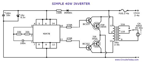 wiring diagram inverter