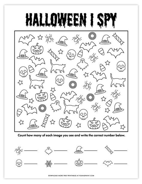 halloween activities printables