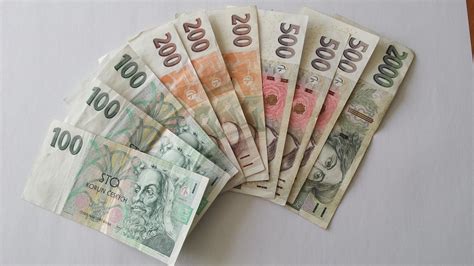 images money currency czech koruna