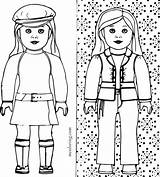 Coloring Pages American Girl Doll Printable Kit Julie Girls Grace Isabelle Print Getcolorings Two Standing Color Kittredge Wondrous Improved Dolls sketch template