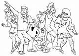 Doo Scooby Coloring Pages Gang Colouring Getcolorings Printable Getdrawings sketch template