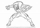 Sabretooth Draw Men Drawing Step Coloring Pages Tooth Drawingtutorials101 Sabre Saber Characters Wolverine Tiger sketch template